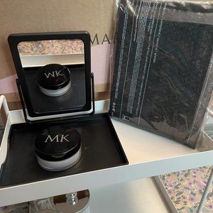 Makeup Up Collapsible Mirror w/ Tray and Mesh Zip Bag